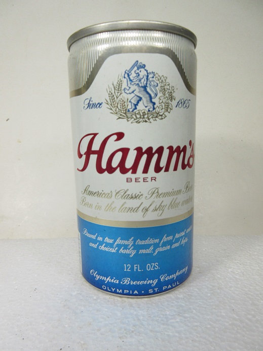Hamm's - Olympia - aluminum - with UPC & no metrics